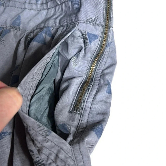 Wilfred Ariztia,Lyocell high  rise shorts,side zip,pockets, grey ,cottagecore - Picture 6 of 14